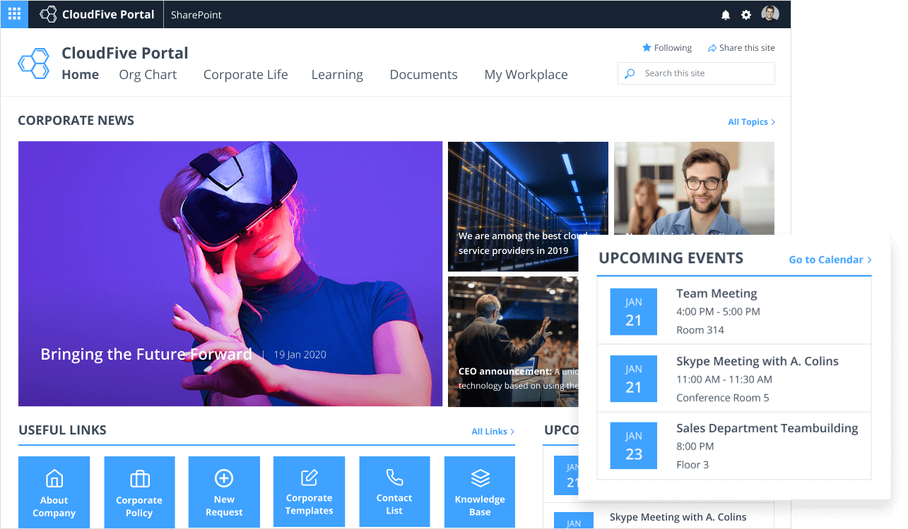 Intranet Portal Demo