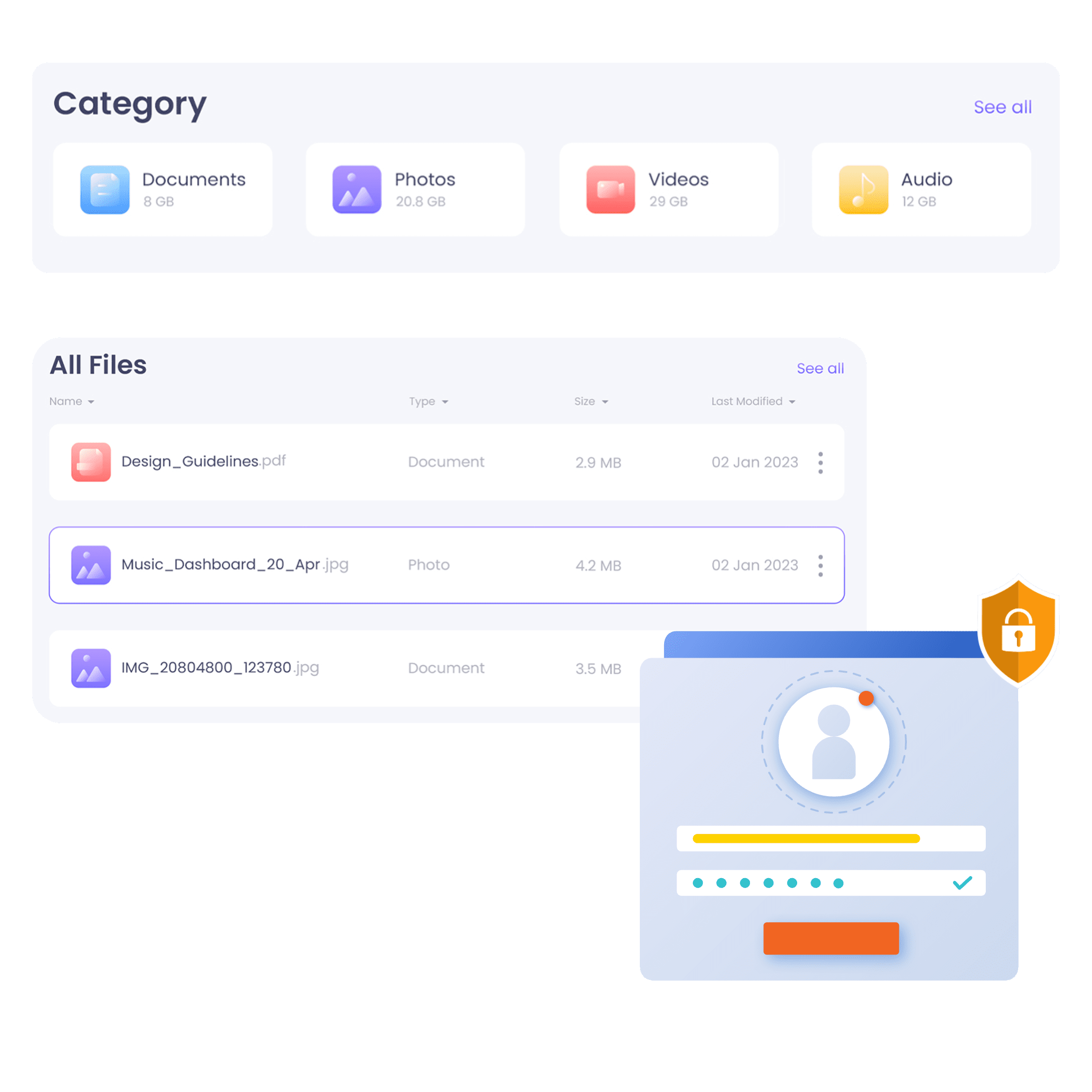 Security and Access eDMS Tab