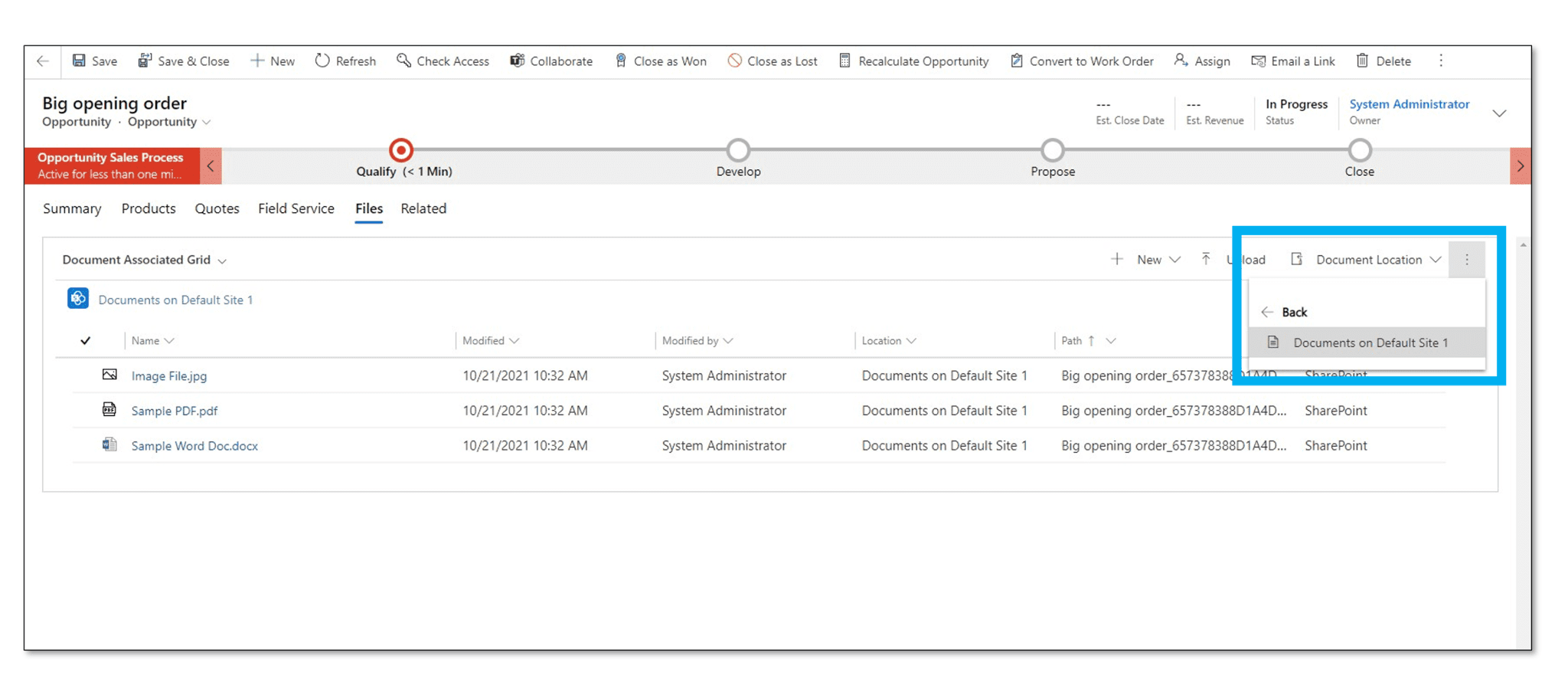 Case Study - Streamlining Sales with Centralized Documents D365 Sales Image 2