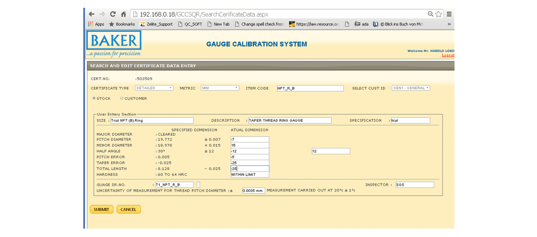 Case Study - Zelite Solutions Streamlines Operations for Baker Gauges Image 1