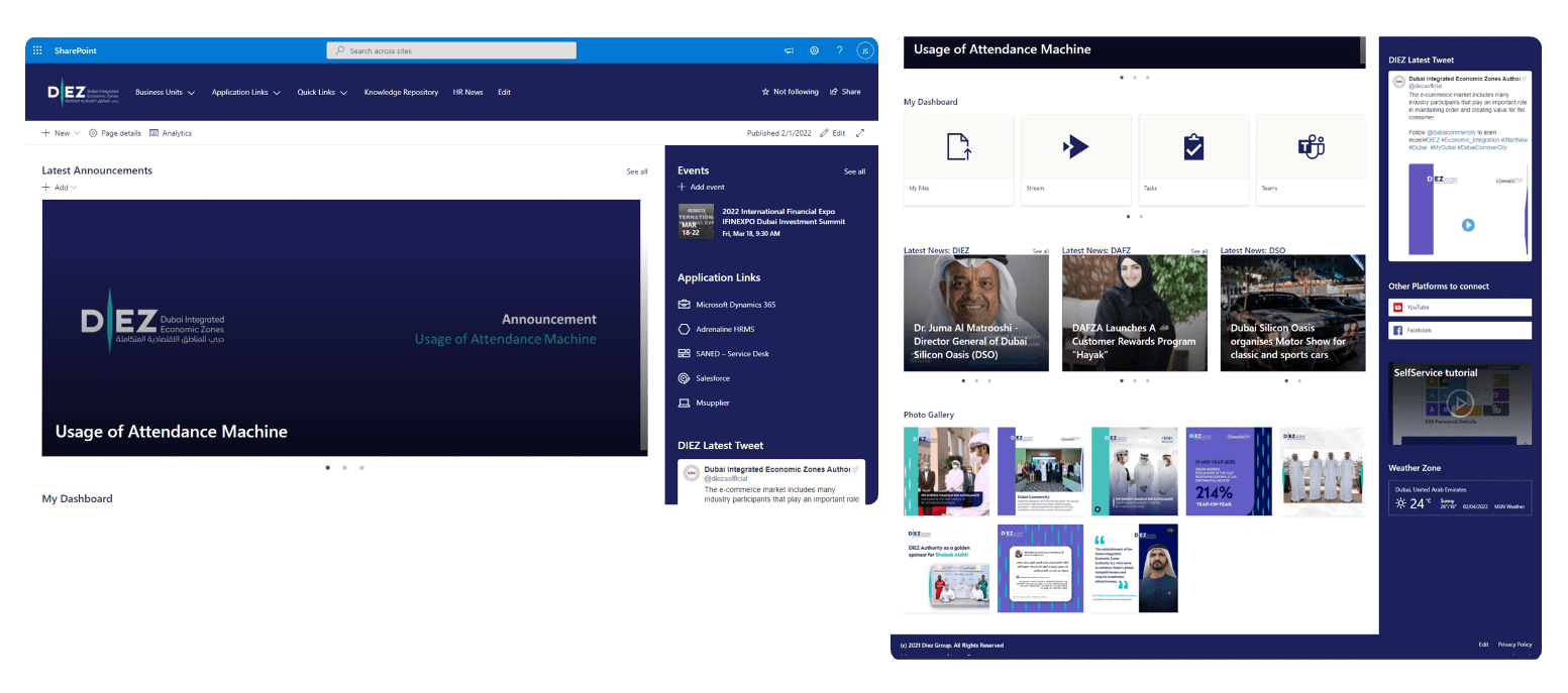 Case study - Dubai Airport Freezone Authority Streamlines Operations with SharePoint Online 1
