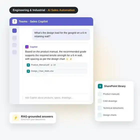 AI-powered technical sales, live in production
