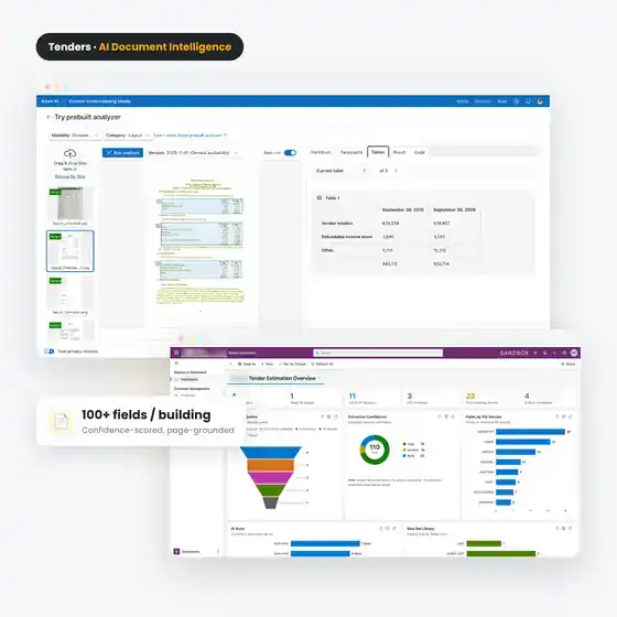Turning tender packs into structured bid data